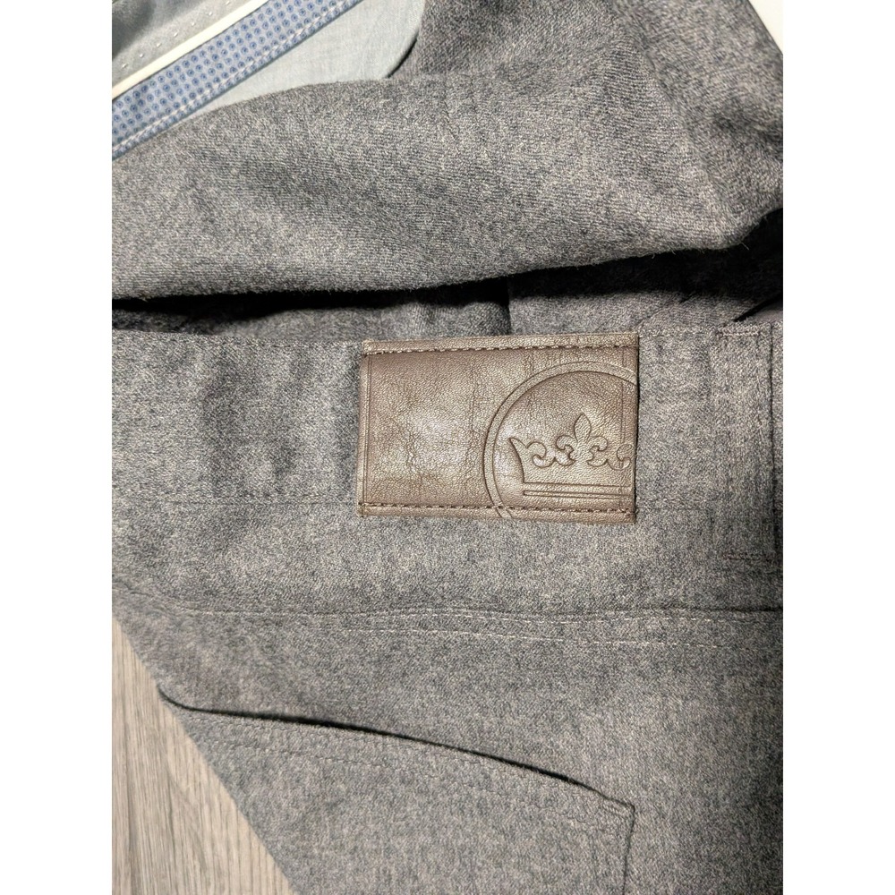 Peter Millar Collection Men's Gray 100% Virgin Wool Pants Size 40x27 - Picture 6 of 7